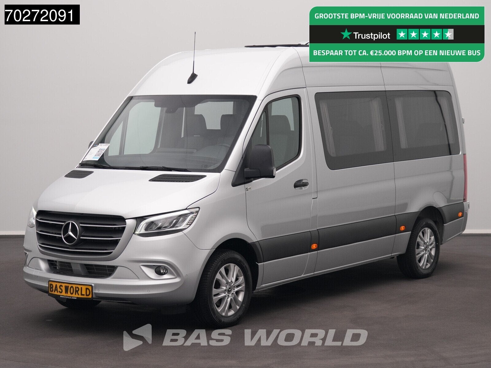 Mercedes Sprinter 319 CDI Automaat VIP Personenvervoer Taxi, Autos, Argent ou Gris, Achat, Euro 6, Entreprise