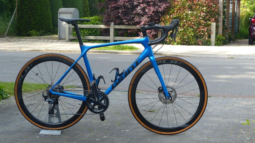 GIANT TCR Advanced Pro 2 Disc KOM M/L (inc Power meter), Ophalen, 28 inch, Gebruikt, Carbon