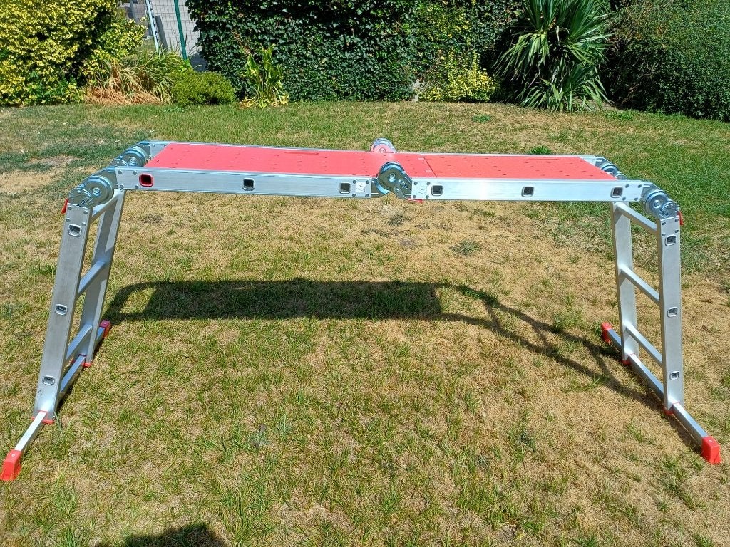 Vouwladder, Ophalen, Nieuw, Ladder, Opvouwbaar of Inschuifbaar