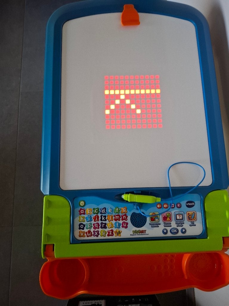 vtech 3-in-1 interactief reken-teken-schrijfbord, Enlèvement, Comme neuf, 4 à 6 ans