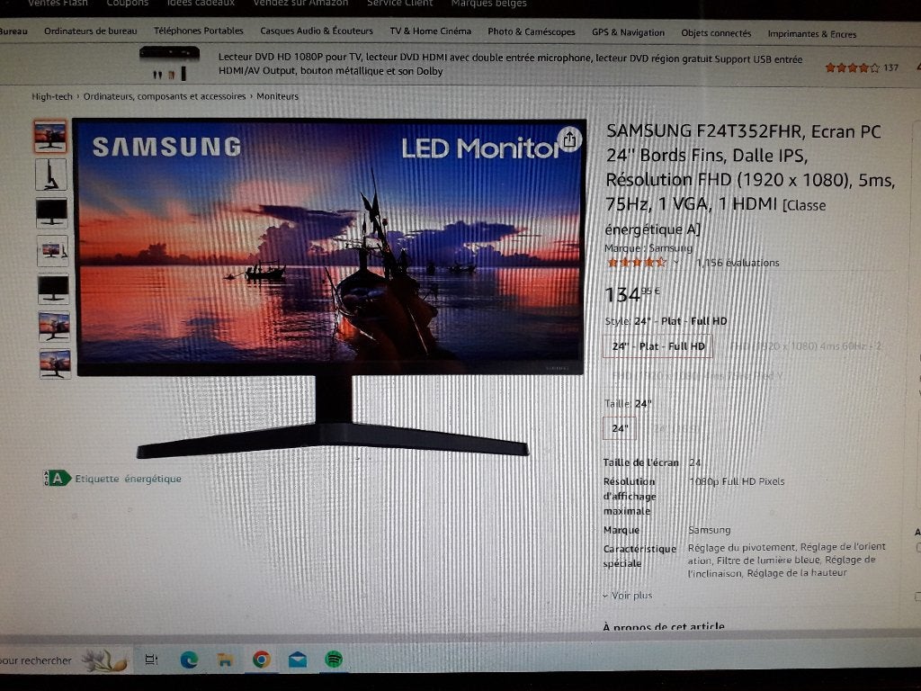 Écran Samsung NEW, Informatique & Logiciels, Enlèvement, Voir boîtes