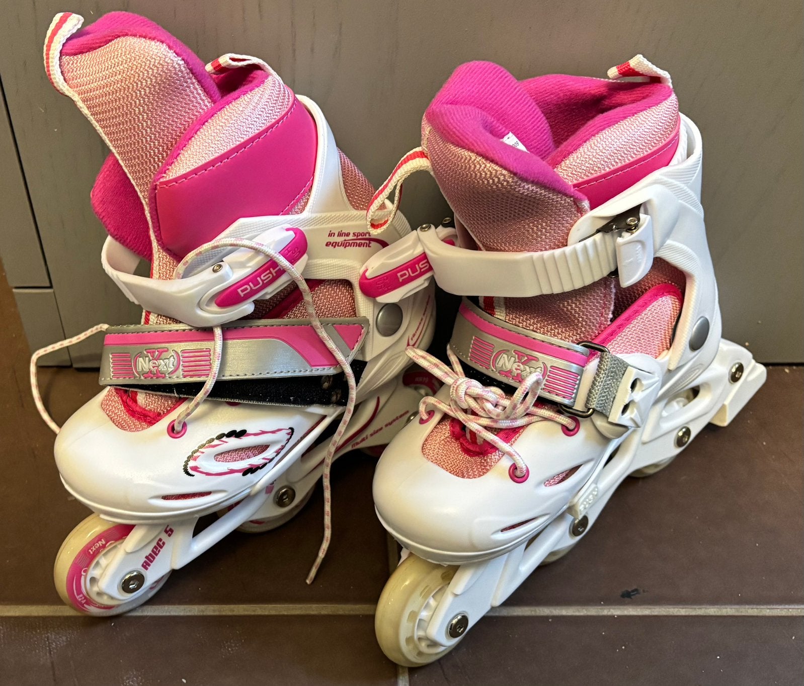 Inline skates abec-5 nextX. Maat 28-39., Kinderen en Baby's, Ophalen, Zo goed als nieuw