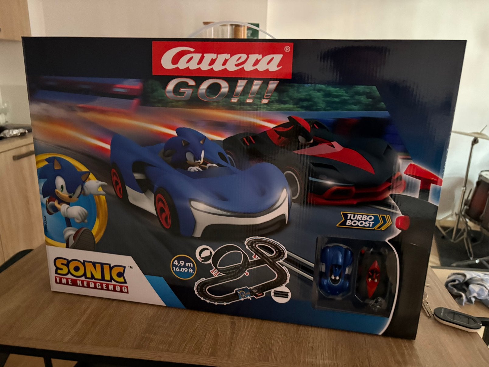 Circuit sonic neuf presque 5metres de circuit neuf fermé, Kinderen en Baby's, Ophalen of Verzenden, Nieuw, Racebaan, Carrera