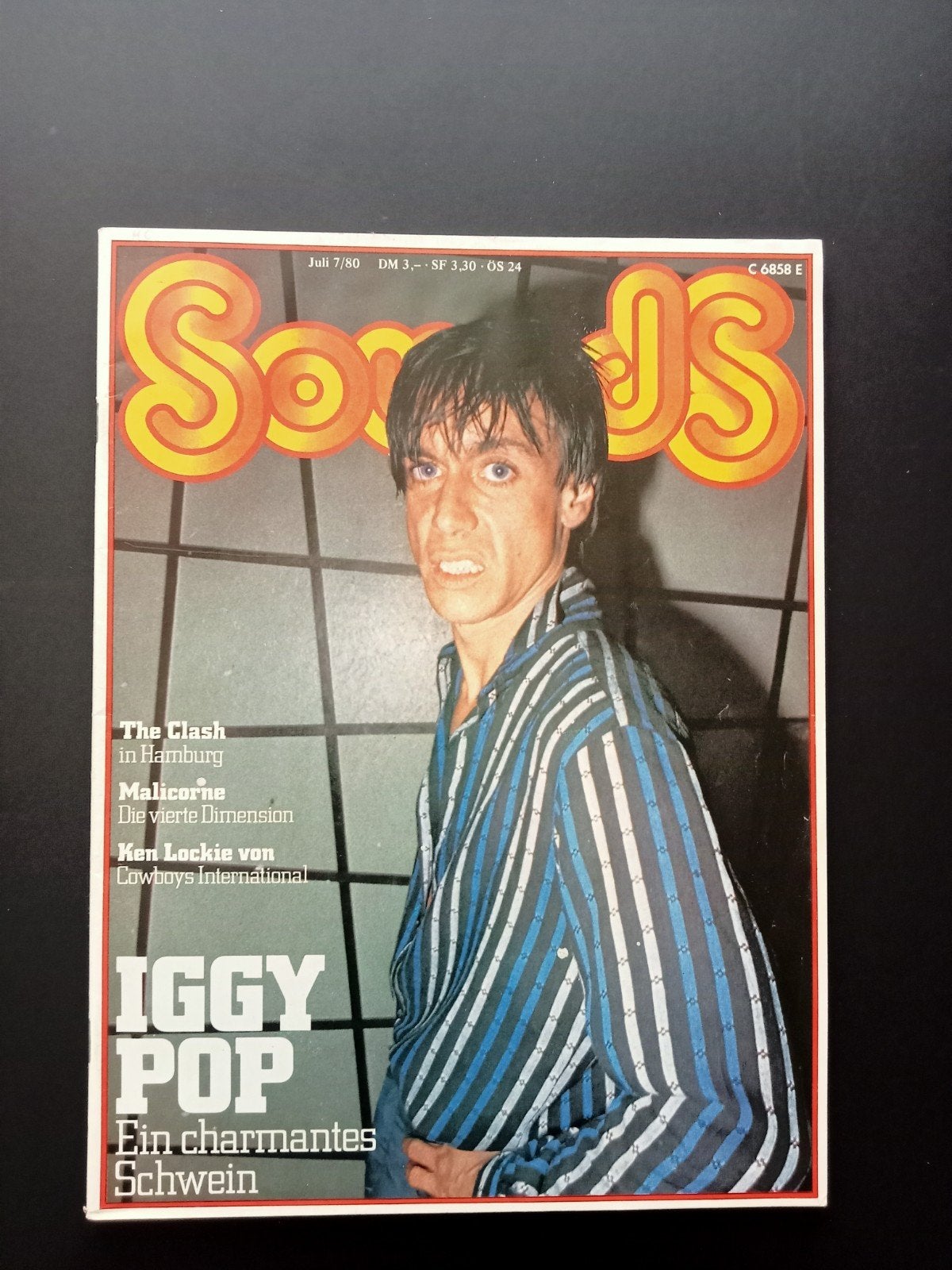 Iggy Pop,german magazine Sounds 1980