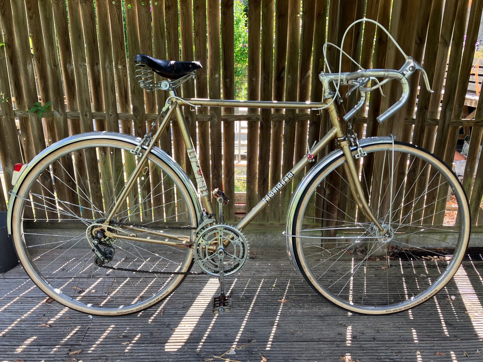 Flandria Randonneur Retro Vintage Oldtimer, Fietsen en Brommers, 55 tot 59 cm, Ophalen, Velgrem, Jaren '60 of nieuwer