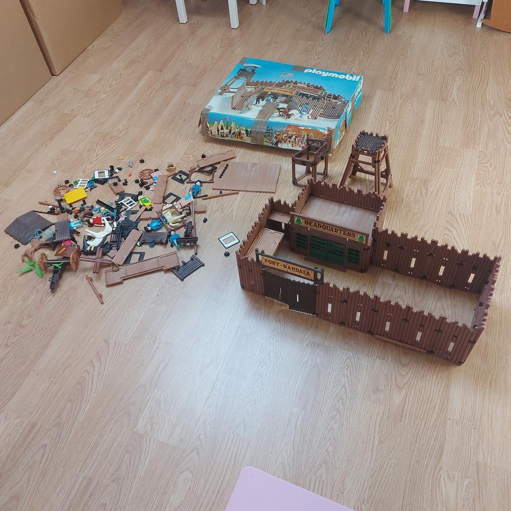 Playmobil Western Fort Randall 3419, Enlèvement, Utilisé, Ensemble complet