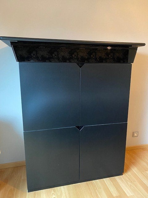 Eetplaats Modern, Maison & Meubles, Enlèvement, Utilisé, Modern zwart / Glanzende delen, 4 à 6 chaises