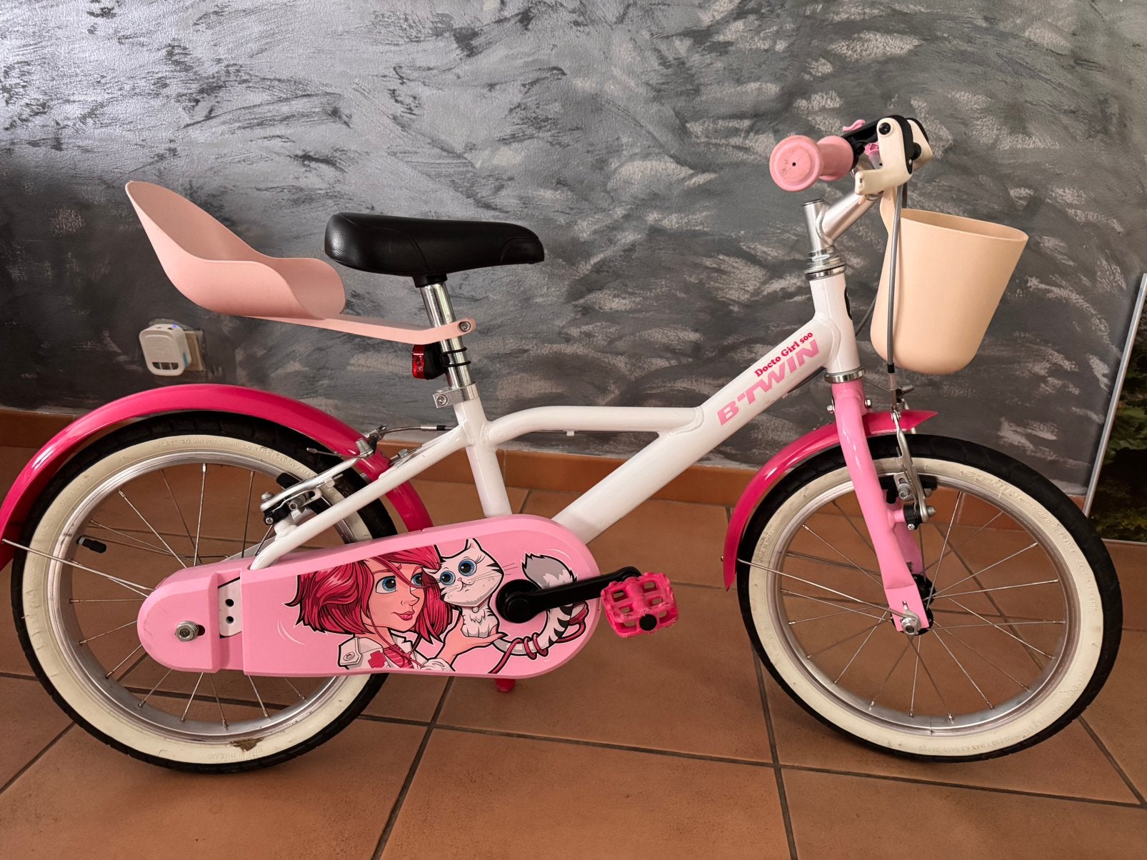 500 DOCTO BTWIN 16 POUCES 4-7 ANS, Vélos & Vélomoteurs, Enlèvement, Comme neuf, 16 pouces, Frein à main