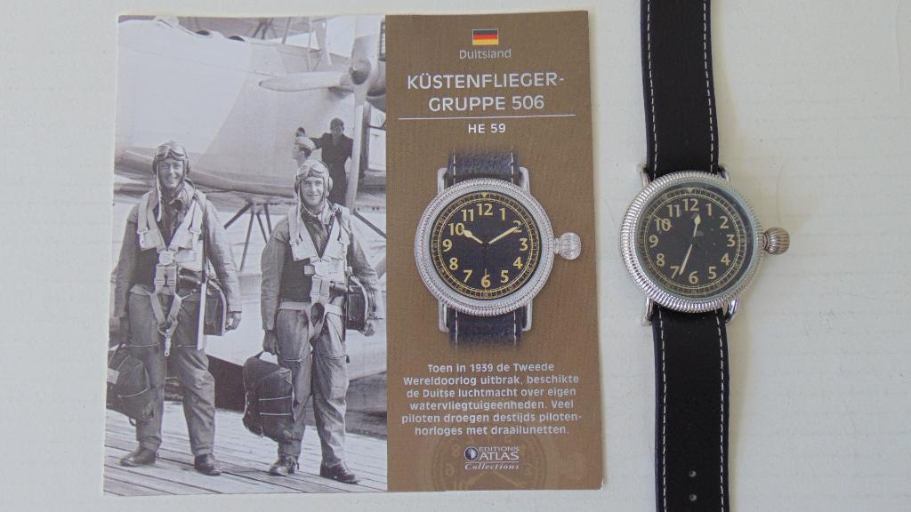 Montre de pilote Kustenflieger Group 506 HE59 WW II, Enlèvement ou Envoi, Armée de l'air, Autres types