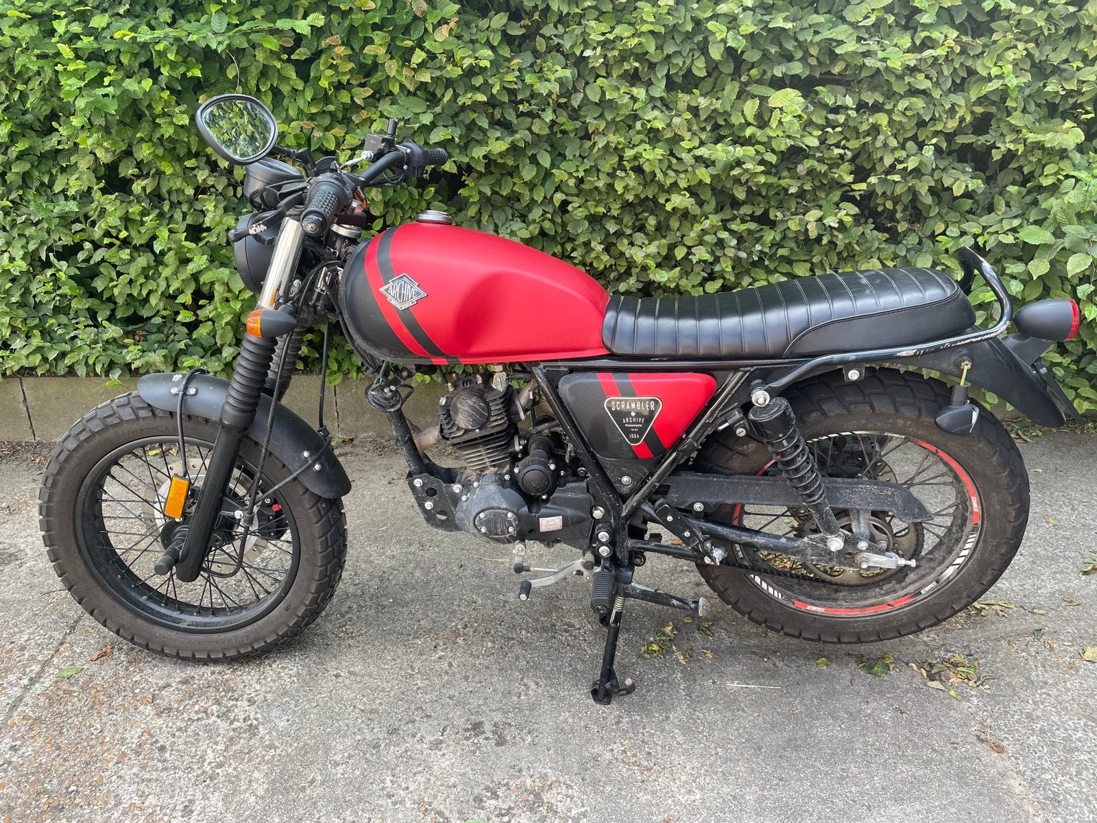 Scrambler 50cc crashproject/onderdelen, Fietsen en Brommers, Brommers | Overige merken, Ophalen, Gebruikt, Klasse B (45 km/u)