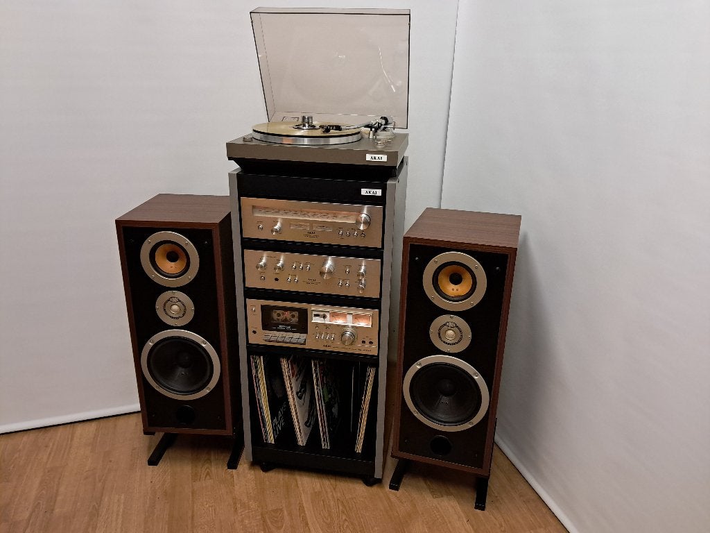AKAI vintage stereo-set from the good old 70's, Enlèvement, Deck cassettes ou Lecteur-enregistreur de cassettes, Akai, Composants en vrac