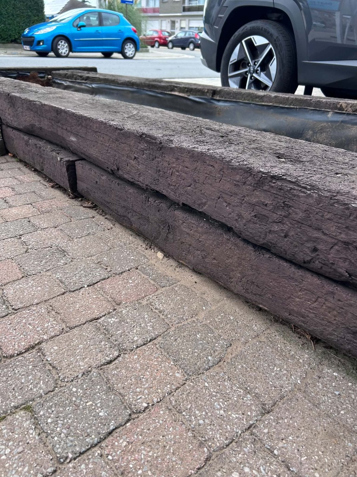 treinbielzen, Ophalen, Gebruikt, Hout, Biels