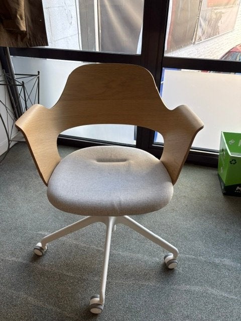 chaises de bureau, Beige, Comme neuf, Enlèvement, Chaise de bureau