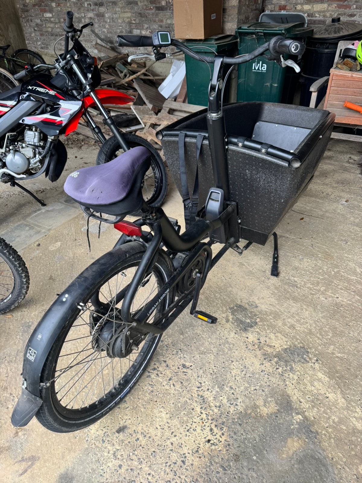 Urban Arrow Family Elektrische Bakfiets, Vélos & Vélomoteurs, Vélos | Vélos avec bac, Utilisé, Autres marques, 3 enfants, Électrique