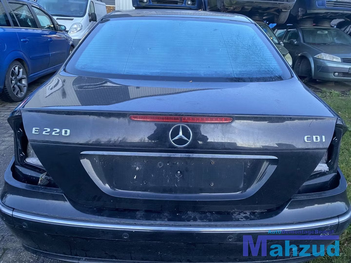 MERCEDES E-KLASSE W211 Zwart achterklep 2002-2009, Auto-onderdelen, Gebruikt, Mercedes-Benz AG, Deur, Mercedes-Benz