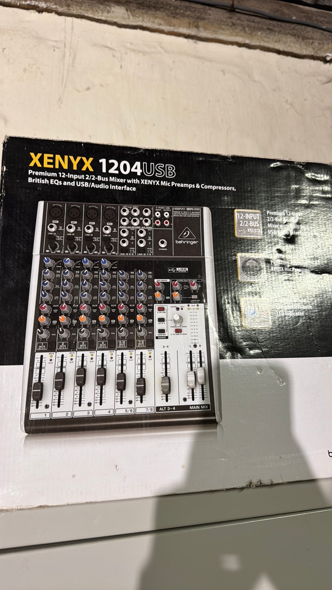 Behringer XENYX 1204USB, Muziek en Instrumenten, Ophalen, Zo goed als nieuw