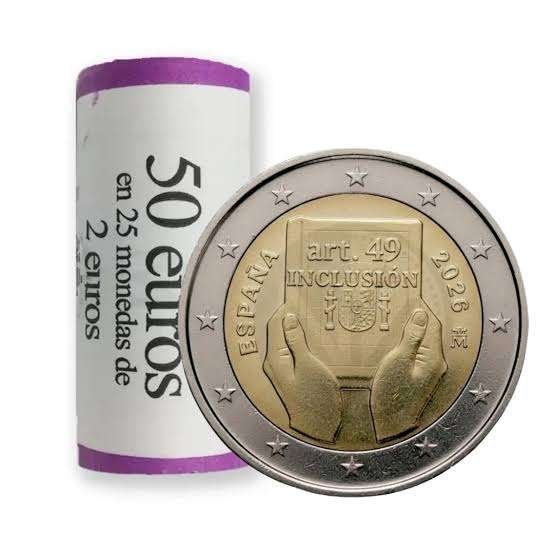 2 euro Spanje 2026 Inclusie UNC, Postzegels en Munten, Munten | Europa | Euromunten, Ophalen of Verzenden, Spanje, 2 euro, Losse munt