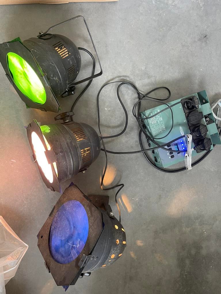 Vintage disco lights, Muziek en Instrumenten, Ophalen, Zo goed als nieuw