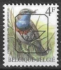 Belgique 1986 - Yvert 496PRE /OBP 823PRE - Bluethroat (ZG), Envoi, Non oblitéré, Sans gomme, Véhicules