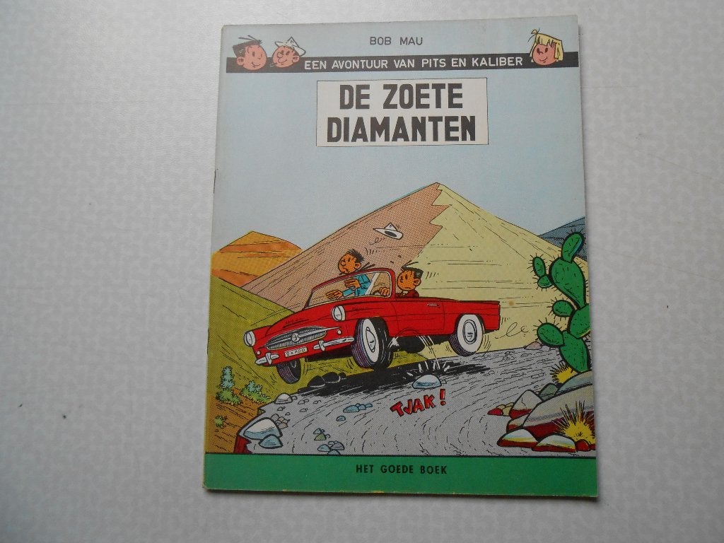 Pits en kaliber 9 de zoete diamanten 1ste dr 1963 het goede, Boeken, Stripverhalen, Bob Mau, Eén stripboek, Nieuw, Ophalen of Verzenden