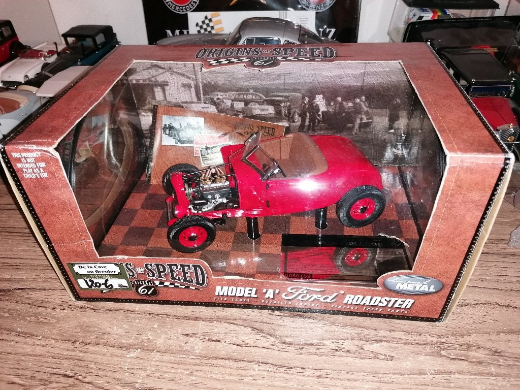 Miniature Ford Model A Roadster 1/18 Collection, Hobby & Loisirs créatifs, Enlèvement ou Envoi, Neuf, Voiture, Autres marques