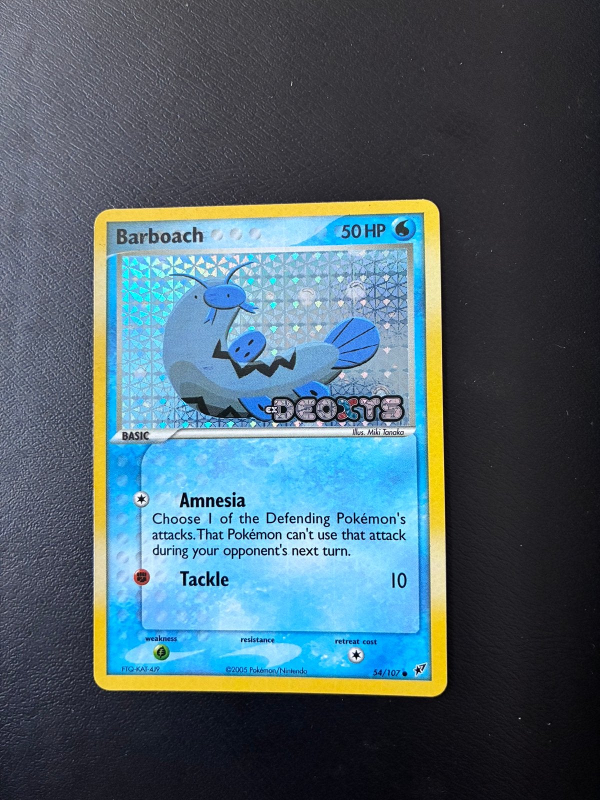 Barboach ex deoxys holo, Ophalen, Zo goed als nieuw