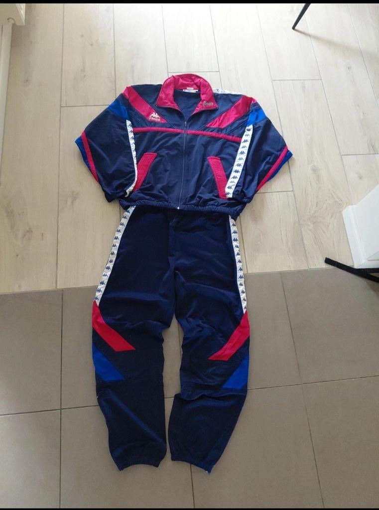 Vintage Kappa x Fc Barcelons Trainingspak 1992-1995, Sports & Fitness, Football, Taille XL, Enlèvement ou Envoi, Comme neuf, Survêtement