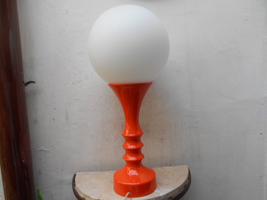 tafel lamp seventies, Antiek en Kunst, Ophalen
