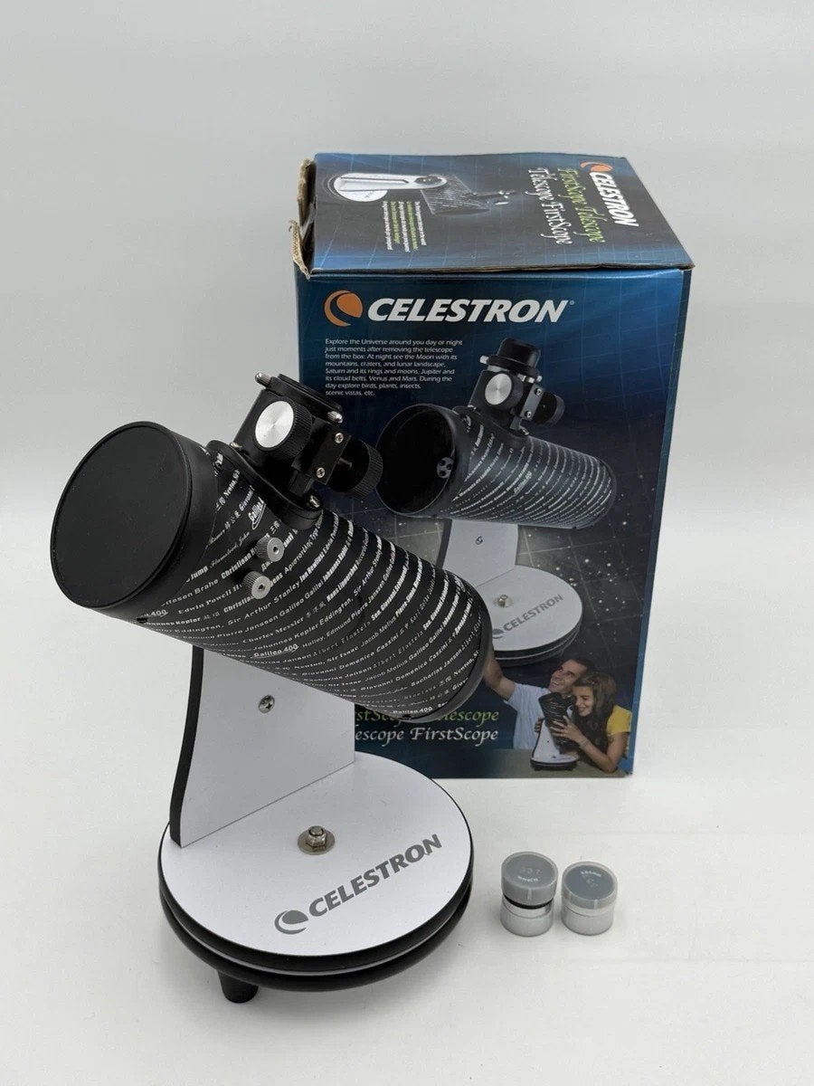 Celestron Firstscope 76, Enlèvement, Comme neuf, Moins de 80 mm, Télescope réflecteur (miroirs)