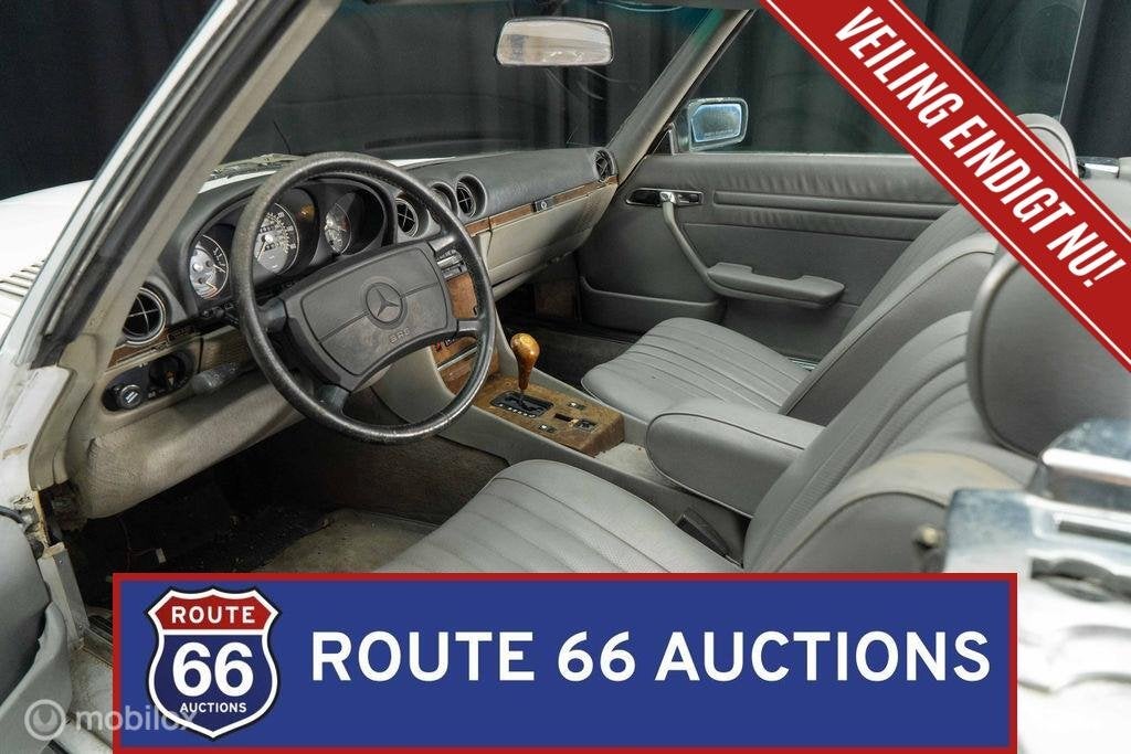 Mercedes-Benz 560 SL | 1987 | Route 66 Auctions, Autos, Achat, Entreprise, Boîte manuelle, Autre carrosserie