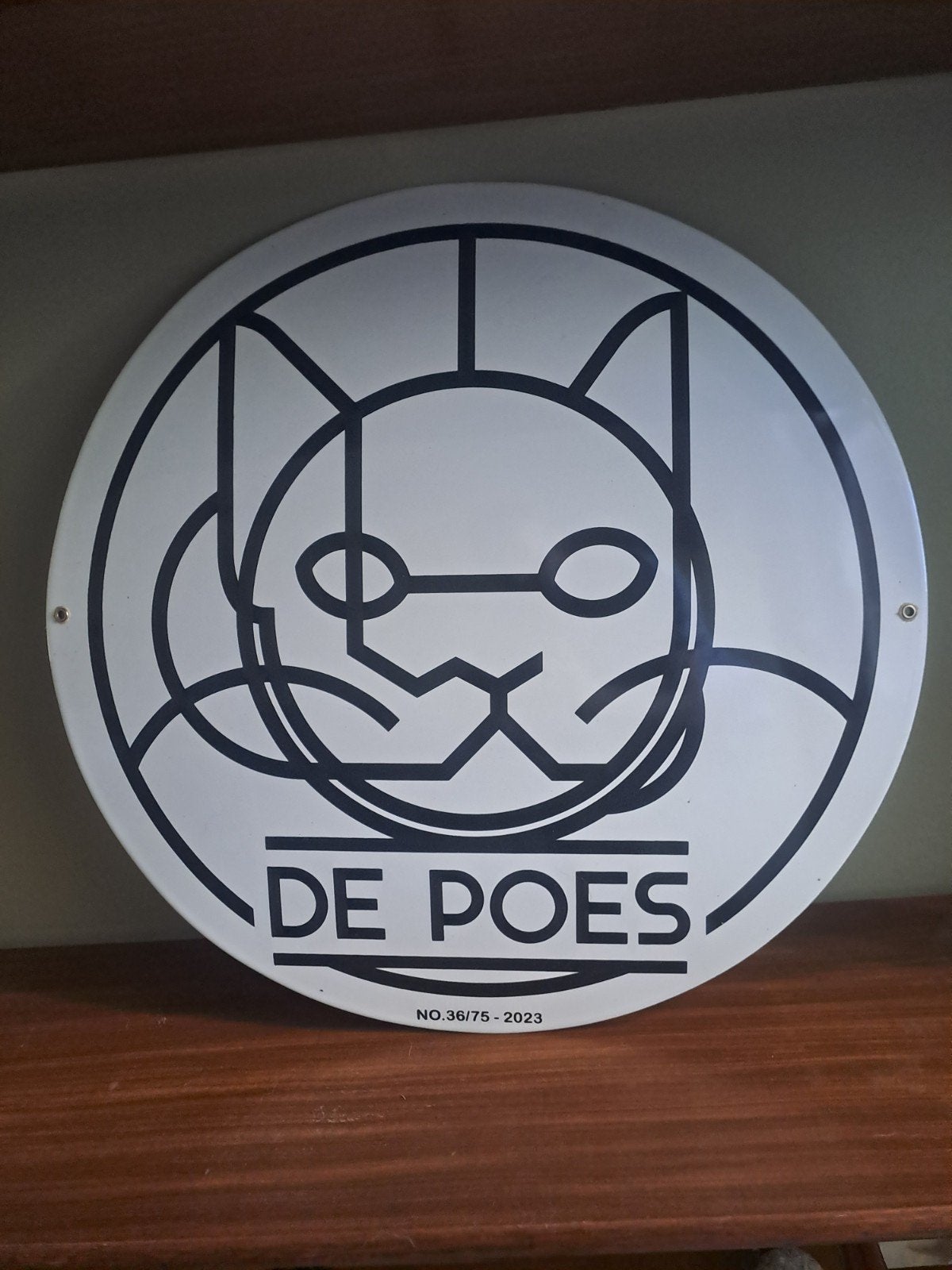 publicité émaillée Brewery De Poes, Antiquités & Art, Enlèvement ou Envoi