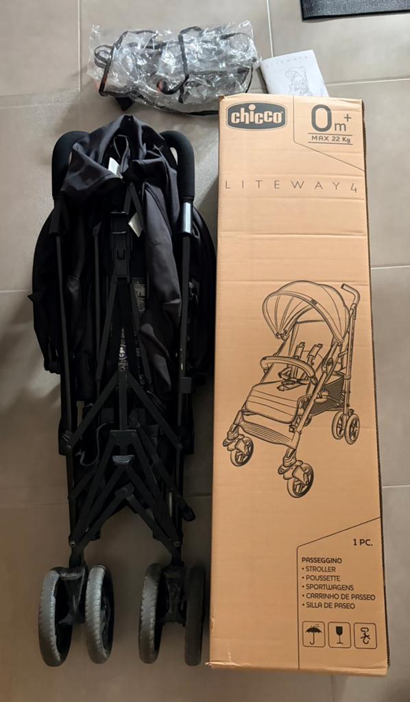 Chicco Liteway 4 buggy – perfecte staat, Enfants & Bébés, Buggys, Enlèvement, Comme neuf, Autres marques, Ombrelle