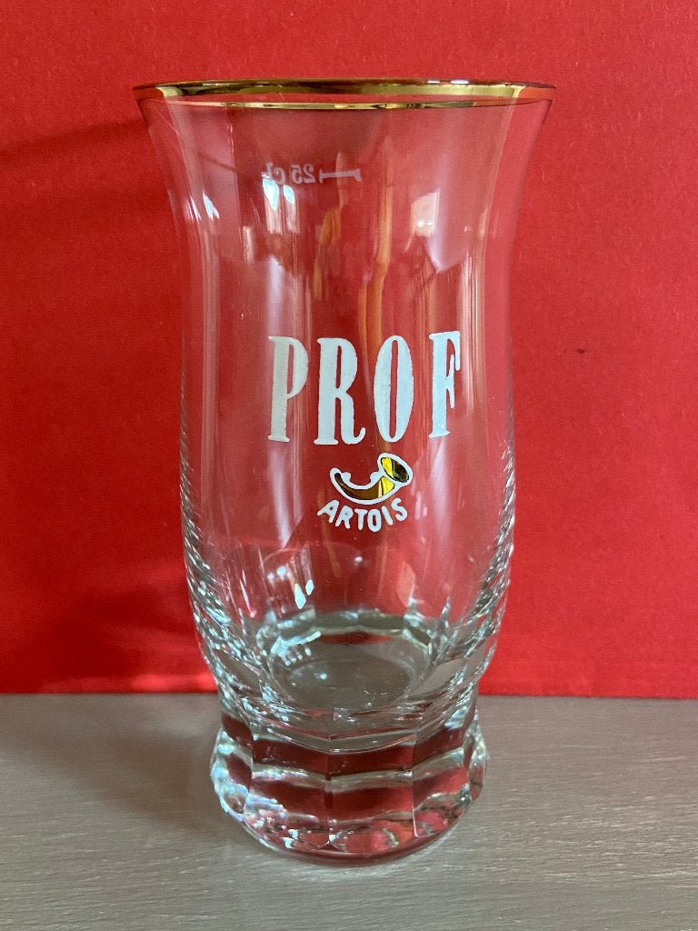 Verre Stella Artois "PROF", Collections, Enlèvement, Comme neuf, Verre ou Verres, Stella Artois