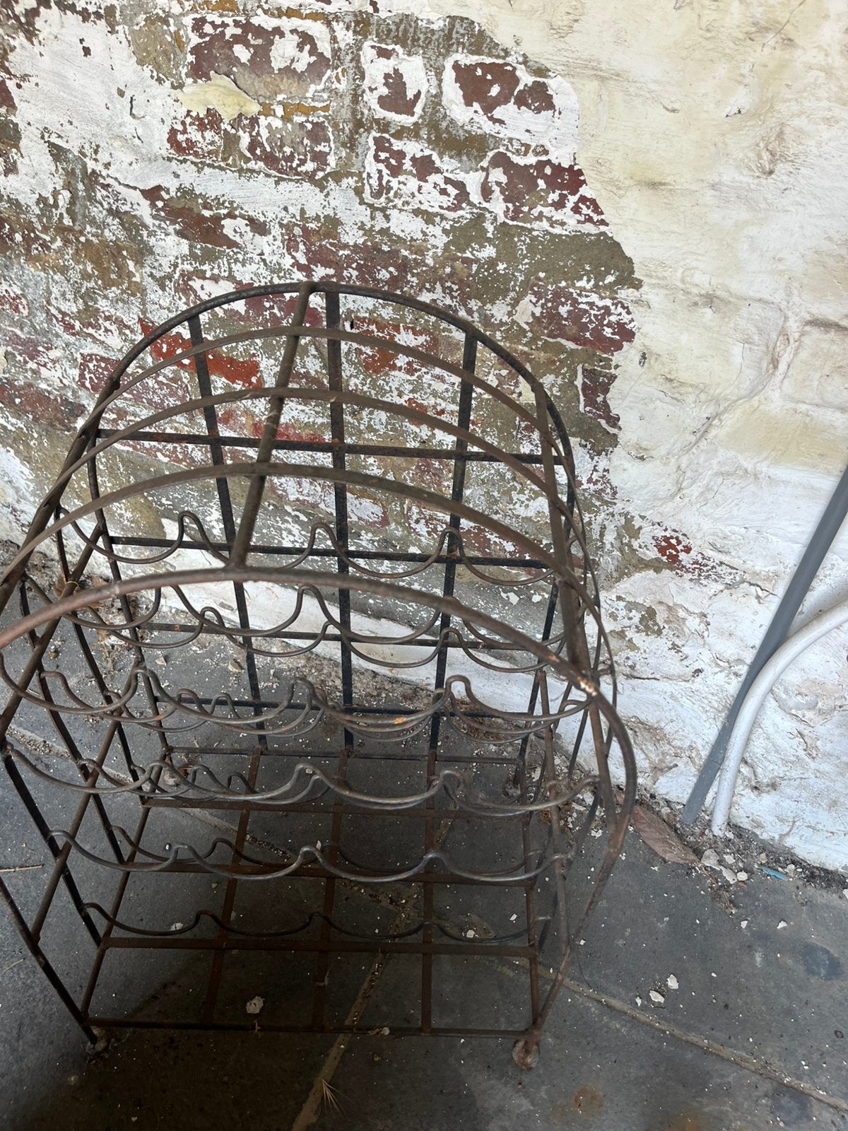 Porte bouteilles fer forge, Enlèvement, Comme neuf, Métal