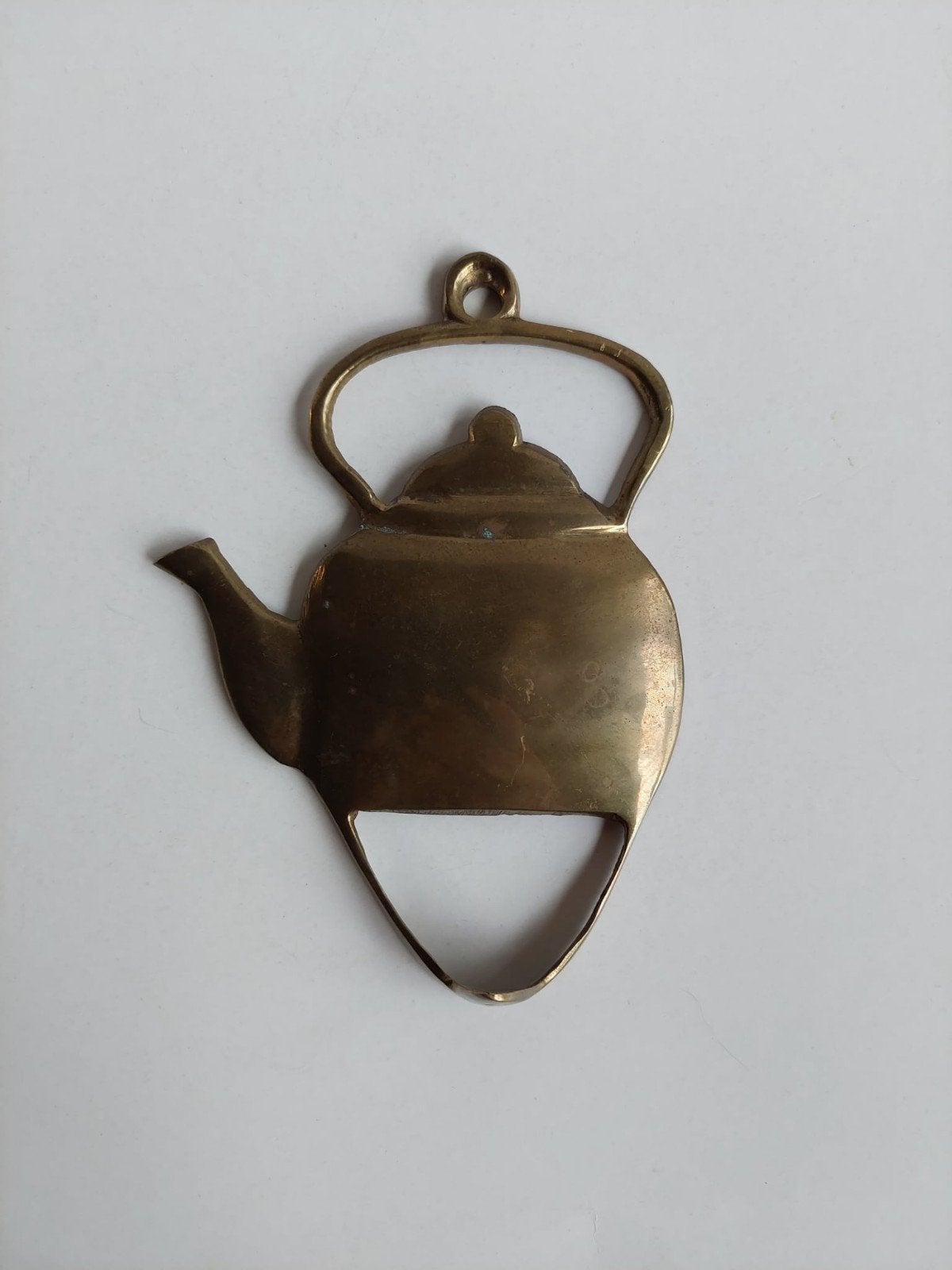 Messing handdoekhaakje/kapstok koffiepot/theepot, Enlèvement