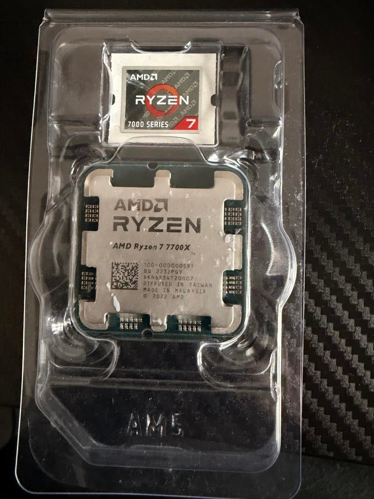 Ryzen 7 7700X, Informatique & Logiciels, Processeurs, Enlèvement, Comme neuf, 8-core, 4 Ghz ou plus