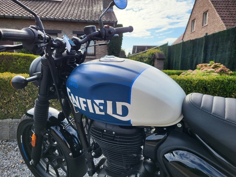 Royal Enfield HNTR 350 Bleu Rebel, 350 cm³, Entreprise, Occasion, Permis Moto A2 minimum