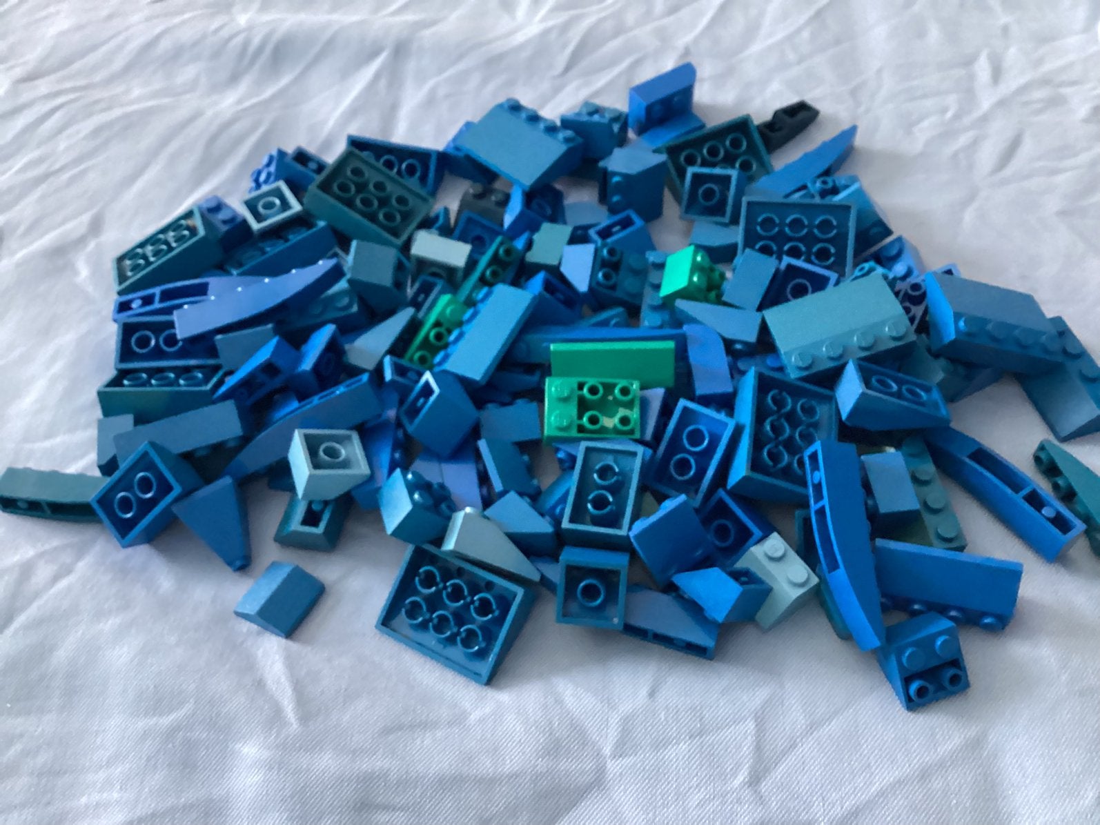 Lego blauwe dakpannen, Enlèvement ou Envoi, Comme neuf, Lego