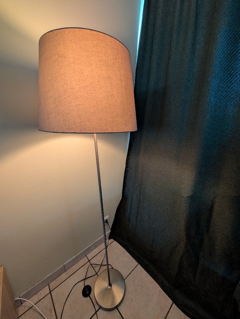 Vloerlamp h.150cm, Métal, 150 à 200 cm, Enlèvement, E27 (grand)