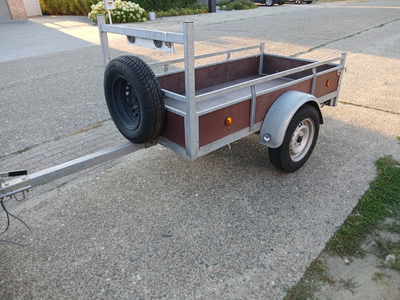 gegalavaniseerde aanhangwagen 200 x 100 cm, Auto diversen, Aanhangers en Bagagewagens, Ophalen
