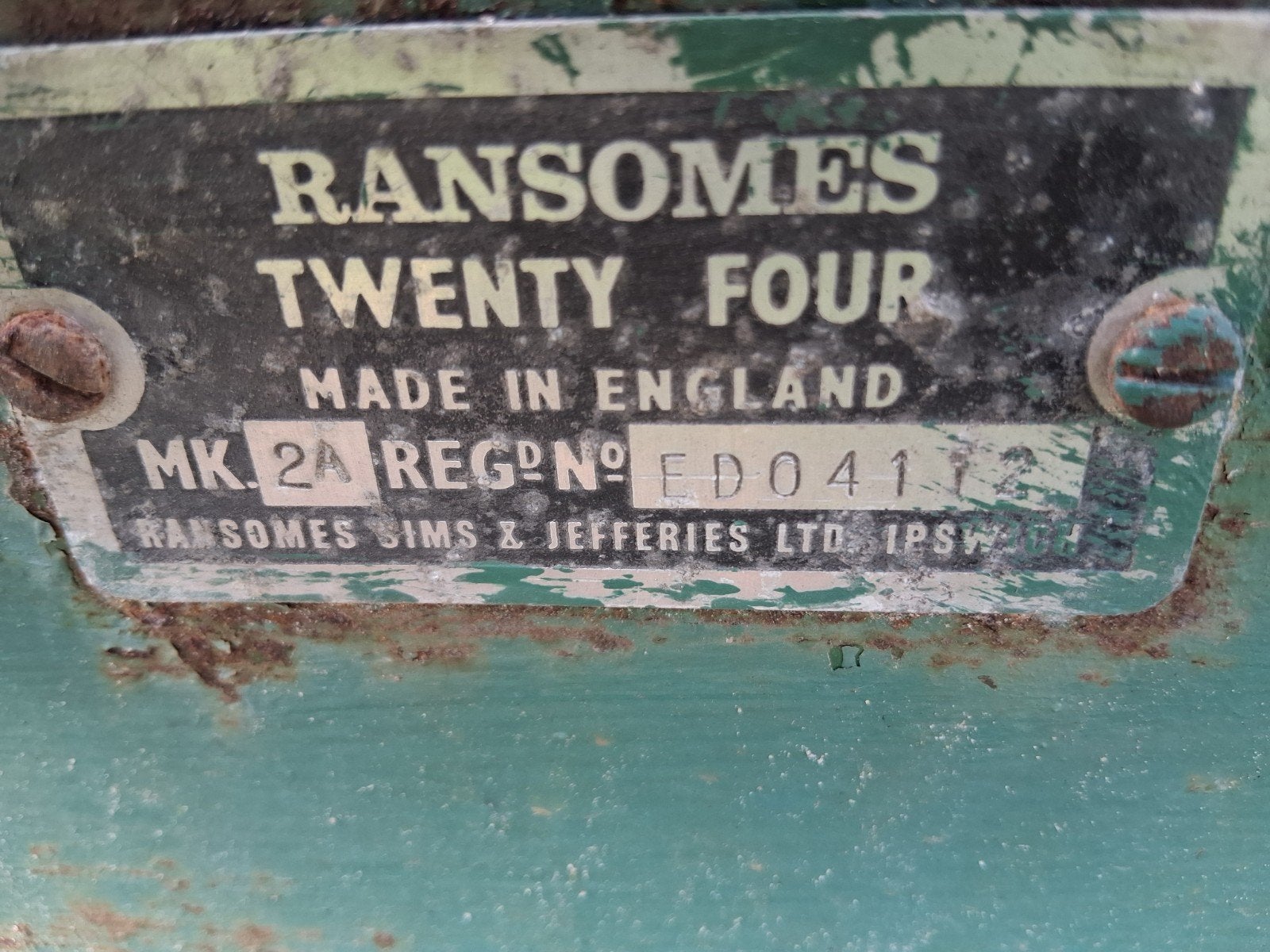 Kooimaaier: Ransomes Twenty Four >> onderdelen/resto, Tuin en Terras, Ophalen, Gebruikt, Ransomes, Benzine-grasmaaier