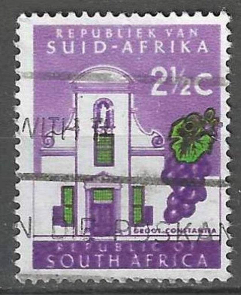 Zuid-Afrika 1962-1963 - Yvert 268 - Groot Constantia  (ST), Postzegels en Munten, Verzenden, Zuid-Afrika, Gestempeld