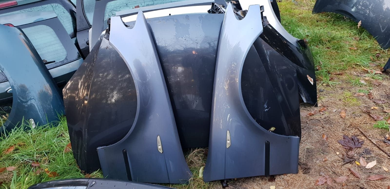 BMW 3SERIE E46 VOORSCHERMEN LINKS +RECHTS  FACELIFT  BJ 2003, Gebruikt, -, -, Ophalen of Verzenden
