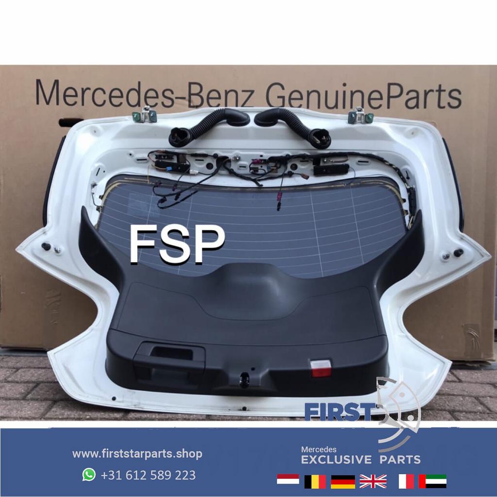 W176 achterklep WIT Mercedes A Klasse kofferklep 2012-2018, Arrière, Haillon arrière, Utilisé, -