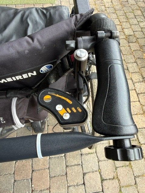 Elektrische rolstoel te koop, Diversen, Rolstoelen, Ophalen, Gebruikt, Elektrische rolstoel