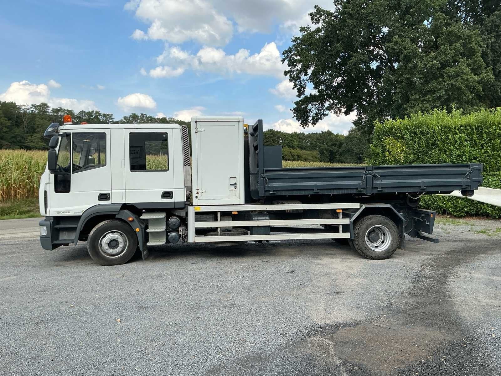 2010 Iveco ML 130E 25D Vrachtwagen met ANG Containerhaaksyst, Auto's, Vrachtwagens, Euro 5, Iveco, Overige brandstoffen, Bedrijf