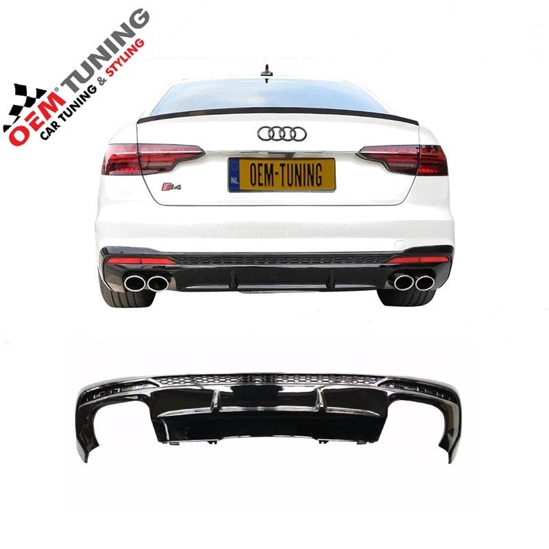 Diffuser geschikt voor A4 & S4 | S-Style | 19-24 |, Neuf, Arrière, Audi, Enlèvement ou Envoi