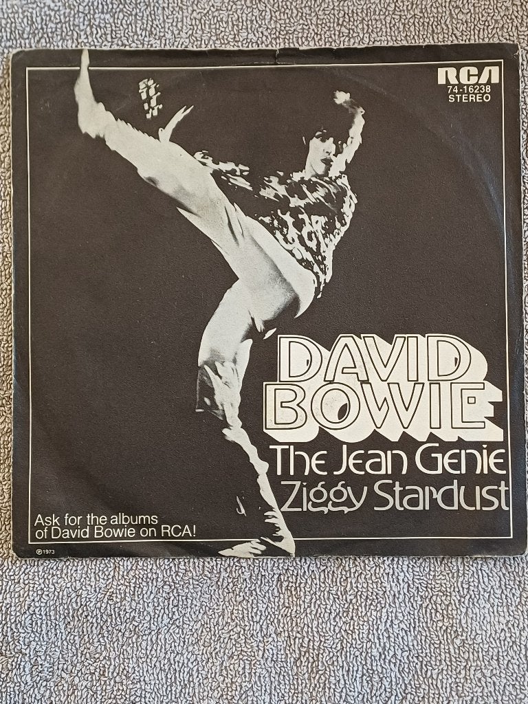 David Bowie – The Jean Genie  1973 Glam Rock, 7 inch, Ophalen of Verzenden, Zo goed als nieuw, Pop