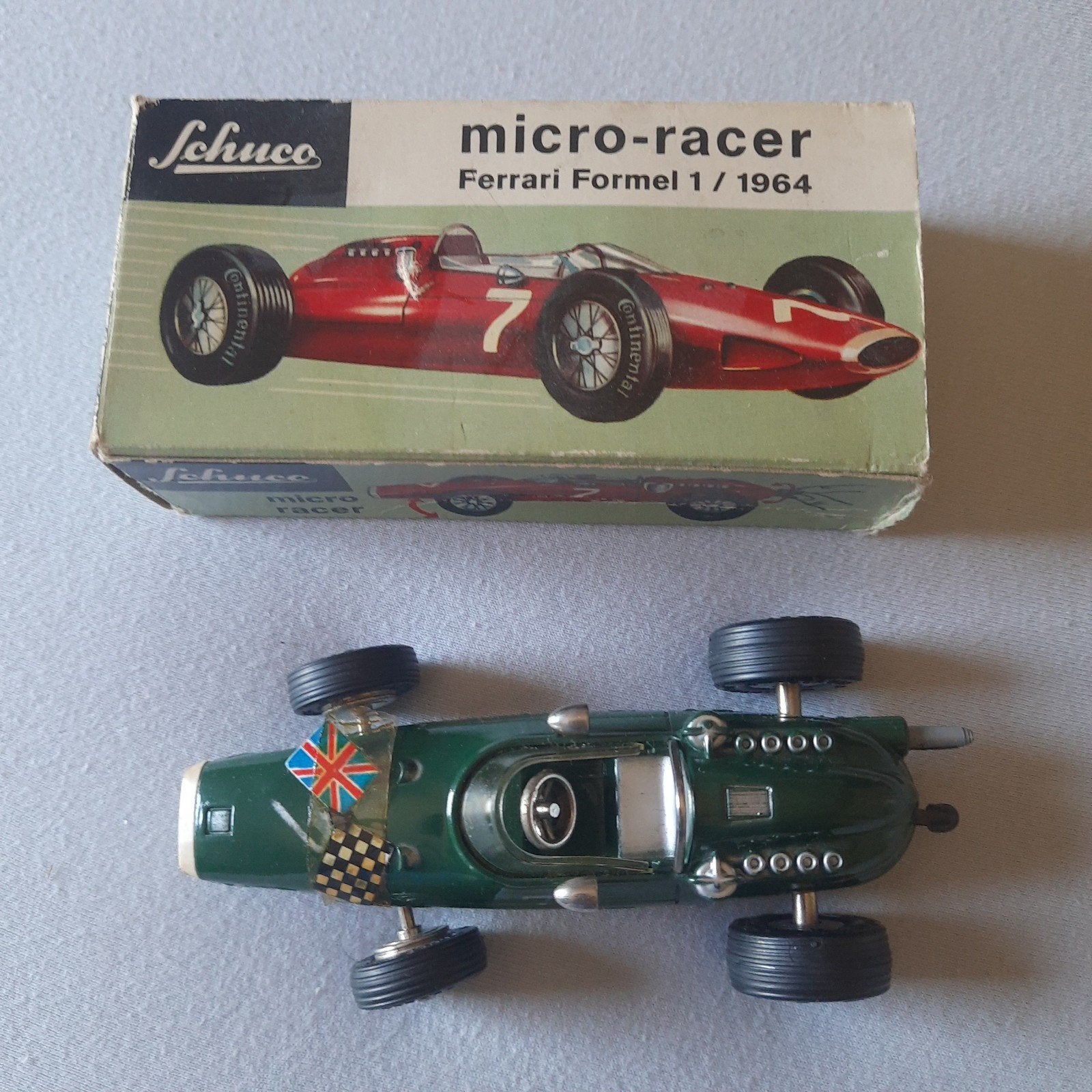 SCHUCO MICRO-RACER circa 1:43*nr.1040/1 FERRARI F1*VINTAGE*+, Ophalen, Zo goed als nieuw, Auto, Schuco