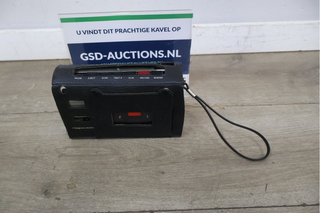 Vintage Realistic Cassette-Walkman, TV, Hi-fi & Vidéo, Decks cassettes, Enlèvement ou Envoi, Niet ingevuld, Niet ingevuld, Niet ingevuld